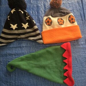 Set of Three Fun Winter Hats